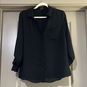 The Limited Black Button Down Shirt